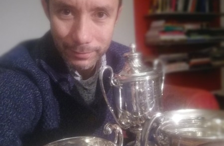 Bob with trophies