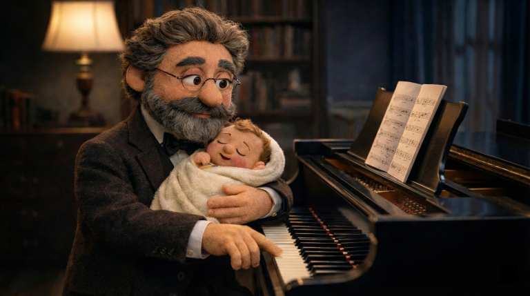 Sheet music cover for Ilyinsky Berceuse